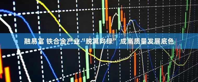 融易富 铁合金产业“脱黑向绿” 成高质量发展底色
