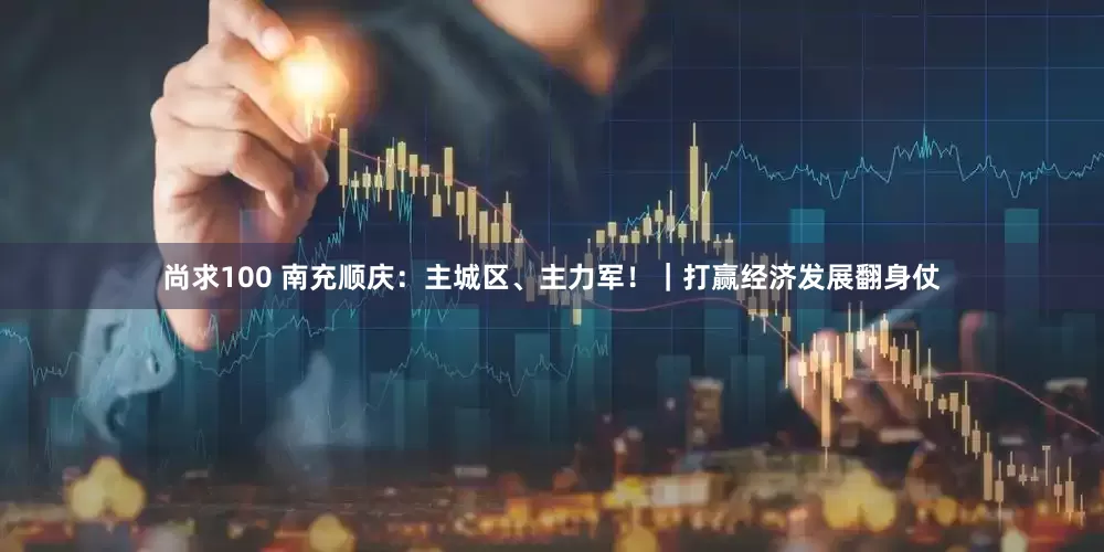 尚求100 南充顺庆：主城区、主力军！｜打赢经济发展翻身仗