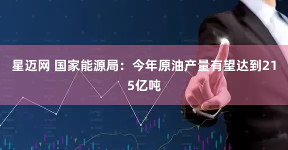 星迈网 国家能源局：今年原油产量有望达到215亿吨